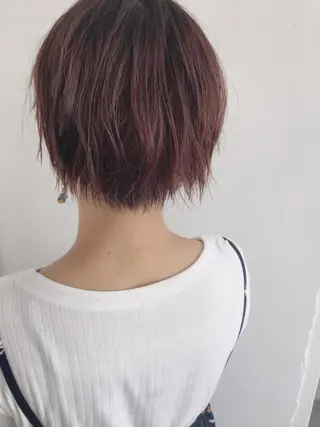 ショート カラー 日高 香織のヘアスタイル