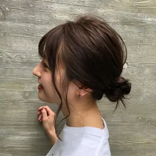 ミディアム mina .のヘアスタイル