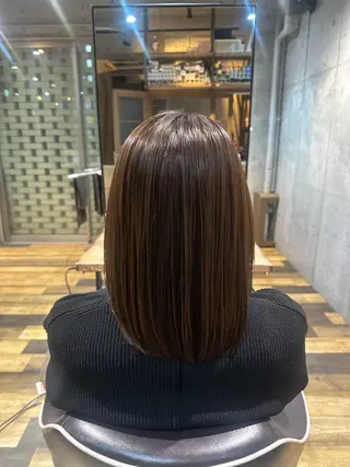 ミディアム flannel 優介のヘアスタイル