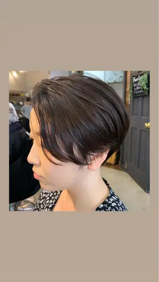ショート カラー shian橋本南口所属・月200人を担当 💇‍♀️栗林のヘアスタイル