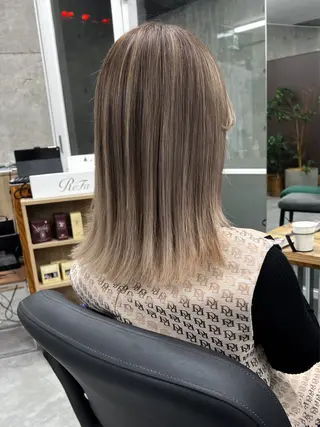 ミディアム カラー welring hair salonのヘアスタイル
