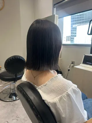 ミディアム カラー ヘアアレンジ ボブ /ニュアンス/ satomi🧸💖のヘアスタイル