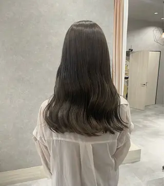 ロング カラー つちくら あみのヘアスタイル
