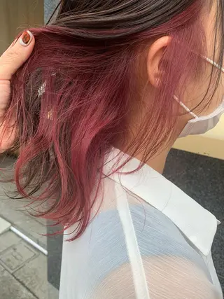 カラー ✄折橋 彩花🐶🍑のヘアスタイル