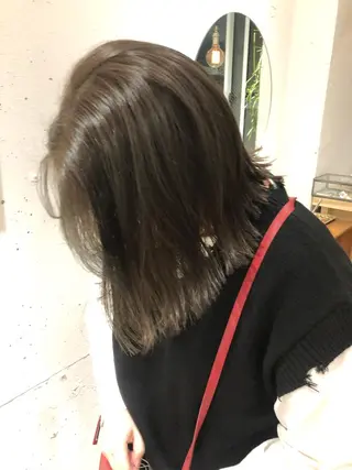ミディアム カラー パーマ ヘアアレンジ メンズ キッズ ネイル マツエク・マツパ アイブロウ お洒落パーマ/ボブ ❄️Tomoka❄️のヘアスタイル