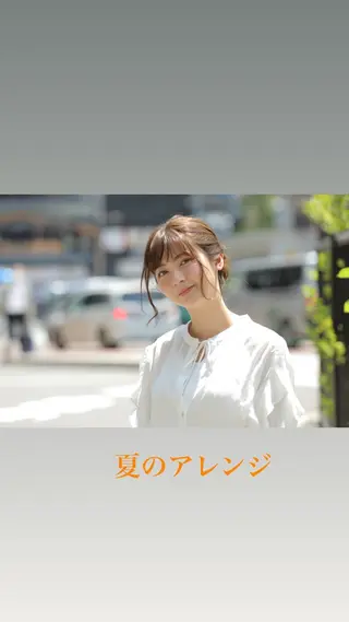 ミディアム Endearing 銀座/レイヤーカットのヘアスタイル