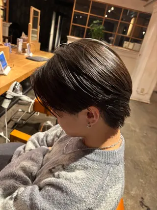 メンズ オリーブカラー/艶髪 🦋kokona🦋のヘアスタイル