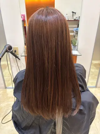 ロング カラー 亀山 来未のヘアスタイル