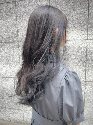 ロング かめい りなのヘアスタイル