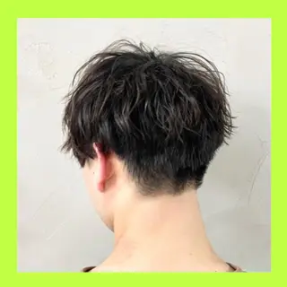 ショート パーマ メンズ メンズパーマ/新潟駅 NOBUTA🔥のヘアスタイル