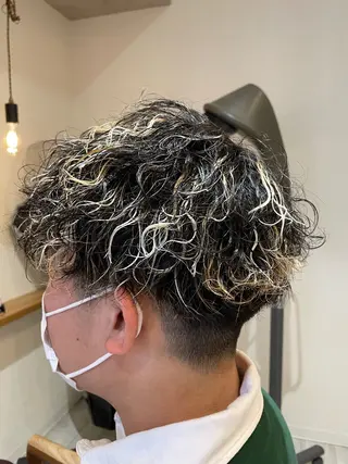 カラー パーマ メンズ Lian山田 駿のヘアスタイル