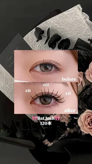 マツエク・マツパ H eyelash YUUKI🎀のマツエク・マツパデザイン