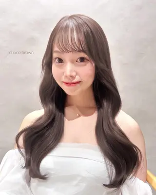 ロング ミディアムヘア Chifumiのヘアスタイル