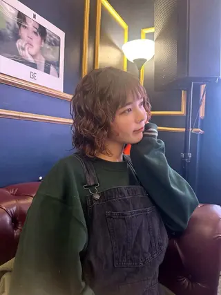 ミディアム パーマ kaito パーマ募集！🔵のヘアスタイル