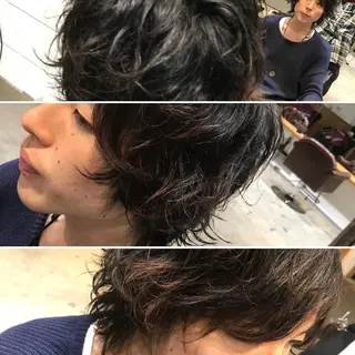 パーマ メンズ 竹嶌 健吾のヘアスタイル