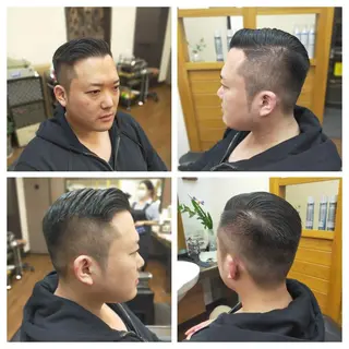 ショート メンズ おしゃれさろんオオキ所属・男を磨く Barber オオキのヘアスタイル