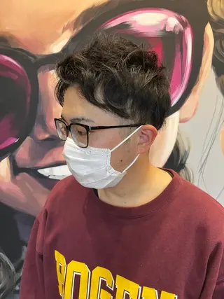 ショート カラー パーマ ヘアアレンジ メンズ キッズ ネイル マツエク・マツパ アイブロウ 久木原 ゆりのヘアスタイル