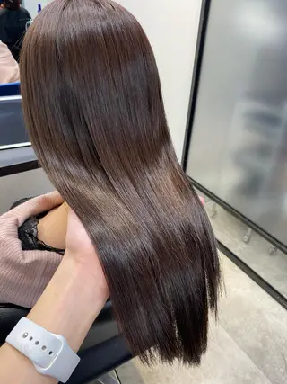 ロング 前髪顔周りカット 沼田　拓斗のヘアスタイル