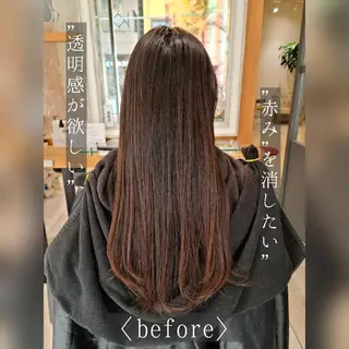 ロング カラー 田中 孝征のヘアスタイル