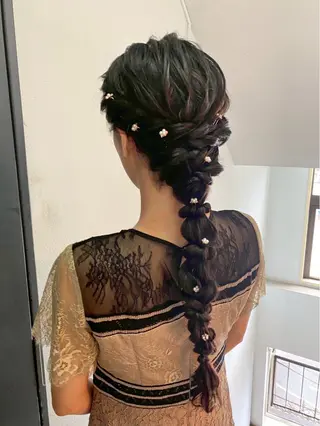 ヘアアレンジ hair make もりした ゆうのヘアスタイル
