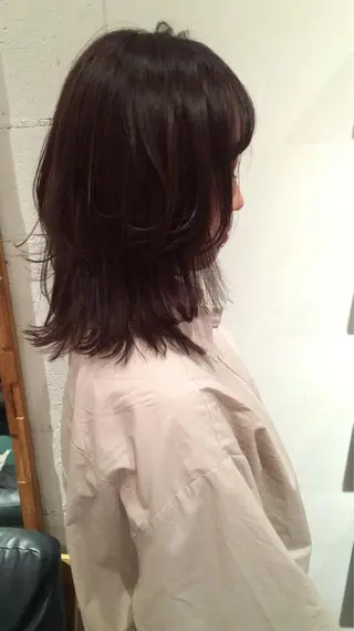 セミロング カラー マンツーマン美容師 立川　♡MIHO♡のヘアスタイル