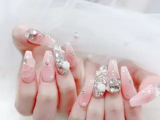 ネイル MoMoA Nail ネイル長さ出し専門店のネイルデザイン