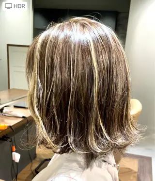 ロング 日比崚介🍀 おくれげ小顔カットのヘアスタイル