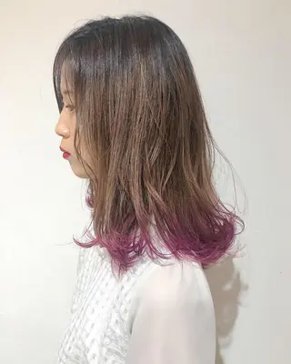 ミディアム カラー ヘアアレンジ 【池袋/スパイキー ショート】ⓝⓘⓜⓤのヘアスタイル
