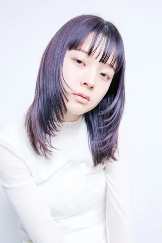 セミロング カラー ヘアアレンジ 中川 もえか【明石】のヘアスタイル