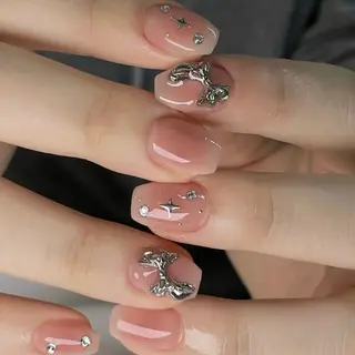 ネイル By moonネイル 🌷ワンホン/韓国風のネイルデザイン