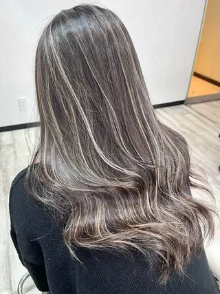 ロング カラー ヘアアレンジ Belle hair Design青野大貴のヘアスタイル