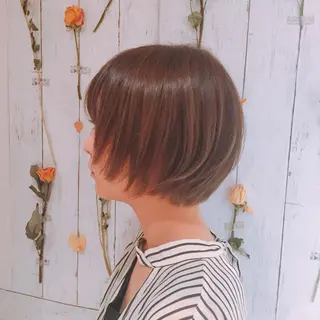 ショート 五十嵐ゆり 美髪カラー　武蔵小杉のヘアスタイル