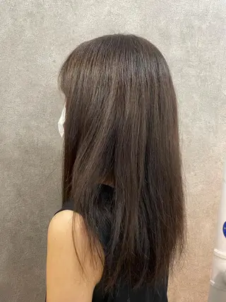 ロング カラー 加藤 聖也のヘアスタイル