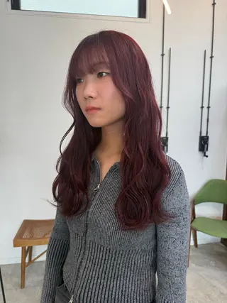 ロング カラー shin enom yuukaのヘアスタイル