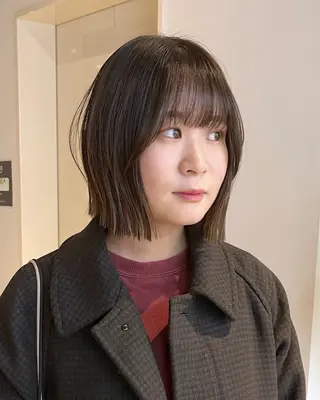 ショート カラー かわい りほのヘアスタイル