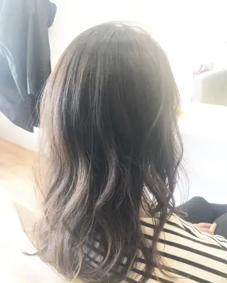 ミディアム カラー パーマ 小林 まさきのヘアスタイル