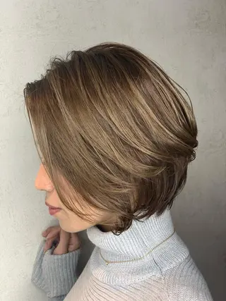 ショート カラー 市村 正義のヘアスタイル