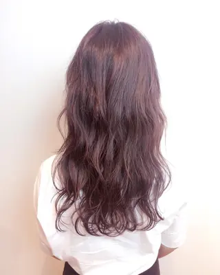 セミロング カラー ヘアアレンジ 秋葉 一郎のヘアスタイル