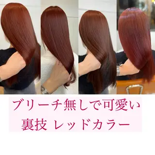 セミロング カラー パーマ ヘアアレンジ 二ヶ月綺麗なデザイン カット/星野六三四のヘアスタイル