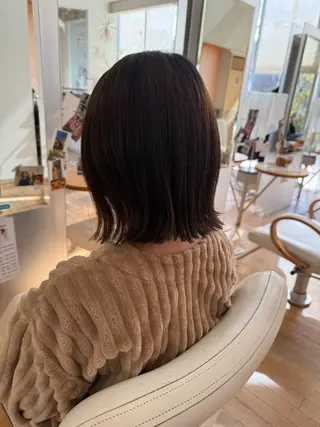 ミディアム 山本 瑠華のヘアスタイル