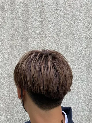 ショート カラー パーマ ヘアアレンジ メンズ ネイル Sia中野新橋 『JUNYA』のヘアスタイル