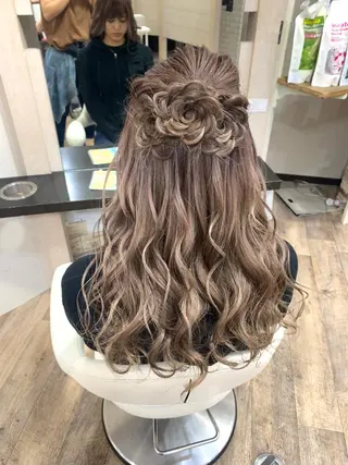 ロング レディース専用🌷咲 の垢抜けブリーチ部屋のヘアスタイル