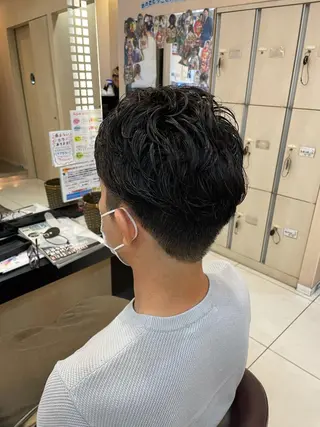 ショート パーマ メンズ リリー /Men's/パーマのヘアスタイル