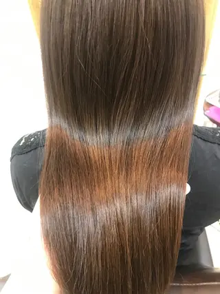 ロング カラー TRENCH　相澤 果歩のヘアスタイル