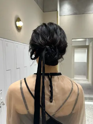 ロング ヘアアレンジ 銀座/ヘアセット/ 島村美帆のヘアスタイル