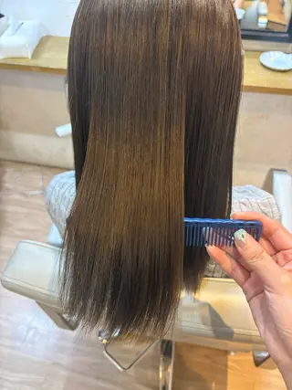 セミロング 韓国ヘアー🇰🇷 MIWAのヘアスタイル