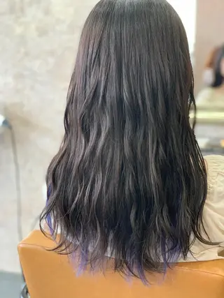ロング メンズスタイル バレイヤージュ　齋藤のヘアスタイル