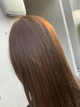 セミロング 通い続けられるサロン ママ美容師　明日香のヘアスタイル