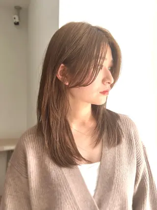 ミディアム ヘッドスパ/縮毛矯正 /横山陸人のヘアスタイル