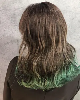 ロング カラー ヘアアレンジ メンズ キッズ ネイル マツエク・マツパ 透明感カラー🤎 ゆりのヘアスタイル